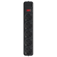 Мережевий фільтр 4.5 м кабель 5 розеток Gembird SPG5-G-15B