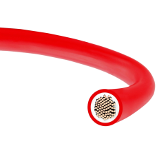 Кабель для сонячних панелей H1Z2Z2-K 1x 6 червоний (NKK) бухта 50 м