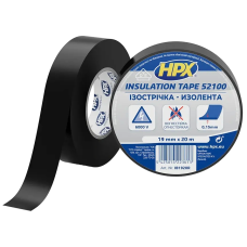 Стрічка ПВХ ізоляційна HPX IB1920 HPX52100 19мм х 20м Стрічка ПВХ ізоляційна HPX IB1920 HPX52100 19мм х 20м