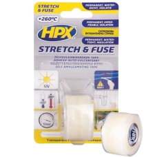 Стрічка силіконова вулканізуюча HPX SI2580 Stretch&Fuse 25мм х 1.8м Стрічка силіконова вулканізуюча HPX SI2580 Stretch&Fuse 25мм х 1.8м