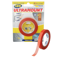 Стрічка двохстороння HPX UM0905 ULTRA MOUNT 9мм х 5м
