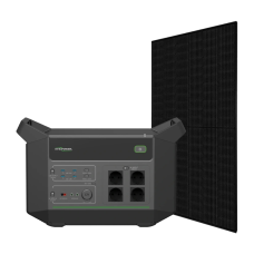 Система автономного живлення однофазна HYXiPower HYX-EA2000 + Canadian Solar CS6R-395MS Full Black