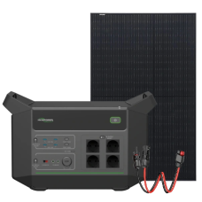 Система автономного живлення однофазна HYXiPower HYX-EA2000 + Risen Solar RSM40-8-400MB Full Black