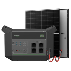 Система автономного живлення однофазна HYXiPower HYX-EA2500 + AIKO-A475-MAH54Mw 475 Вт