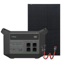 Система автономного живлення однофазна HYXiPower HYX-EA2500 + Risen Solar RSM40-8-400MB Full Black