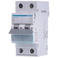Автоматичний вимикач 2P 6kA C-16A 2M Hager MCN216