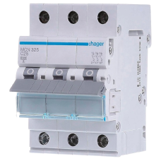 Автоматичний вимикач 3P 6kA C-25A 3M Hager MCN325 Автоматичний вимикач 3P 6kA C-25A 3M Hager MCN325