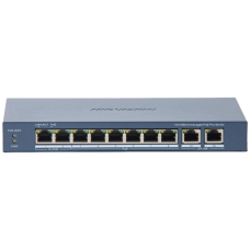 Комутатор 8 портів некерований Hikvision DS-3E0310HP-E(C) POE
