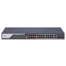Комутатор 28 портів некерований Hikvision DS-3E0326P-E(C) PoE Комутатор 28 портів некерований Hikvision DS-3E0326P-E(C) PoE