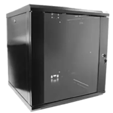 Шафа коммутаційна настінна 12U 600x450 розбірна Hypernet WMNC-12U-FLAT- BLACK