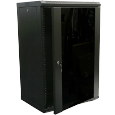 Шафа коммутаційна настінна розбірна Hypernet WMNC-15U-FLAT- BLACK15U 600x450