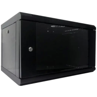 Шафа комутаційна настінна 6U 600x500 Hypernet WMNC-500-6U-FLAT-BLACK