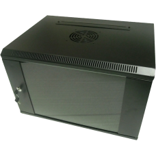 Шафа коммутаційна настінна 9U 600x450 Hypernet WMNC-9U-FLAT-AC-BLACK