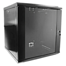 Шафа коммутаційна настінна розбірна Hypernet WMNC66-12U-FLAT-BLACK 12U 600x600