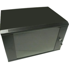 Шафа комутаційна настінна 9U 600x600 розбірна Hypernet WMNC66-9U-FLAT-AC-BLACK