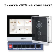 Комплект відеодомофону Dahua KIT(TOP) - V1 Комплект відеодомофону Dahua KIT(TOP) - V1