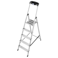 Драбина-стремянка алюмінієва 5 сх. KRAUSE Safety (126337)