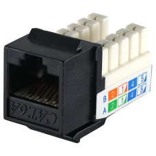 Модуль KeyStone RJ45 UTP, кат. 5e, 6, 6a, 110, Slim, W - 16.6 мм