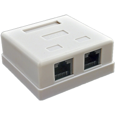 Розетка Kingda 2хRJ45 UTP Розетка Kingda 2хRJ45 UTP