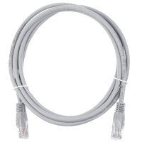 Патч-корд UTP, 2 м, кат. 5e, сірий Kingda PAUT3200