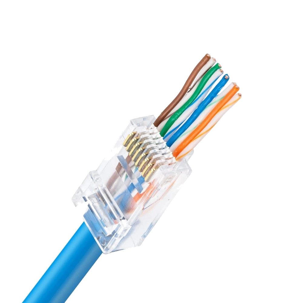 Конектор Kingda UTP RJ45 100 шт Конектор Kingda UTP RJ45 100 шт