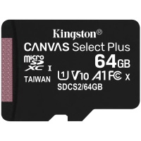 Карта пам'яті Kingston microSDXC 64GB (SDCS2/64GBSP)