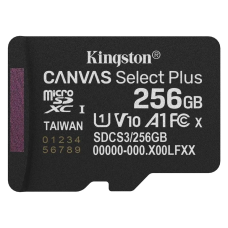 Карта пам'яті Kingston microSD 256GB C10 UHS-I A1 V10 R150MB/s