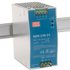 Блок живлення Mean Well NDR-240-24 24В 10А на Din-рейке