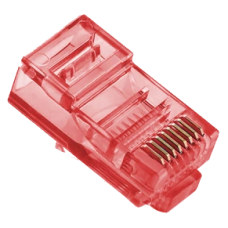 Конектор Merlion RJ-45 8P8C UTP Cat-5 (100 шт/уп.) Q100 Red