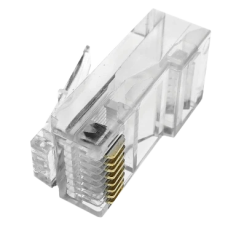 Конектор (100 шт/уп.) Merlion RJ-45 8P8C UTP Cat-5 Q100 Brown