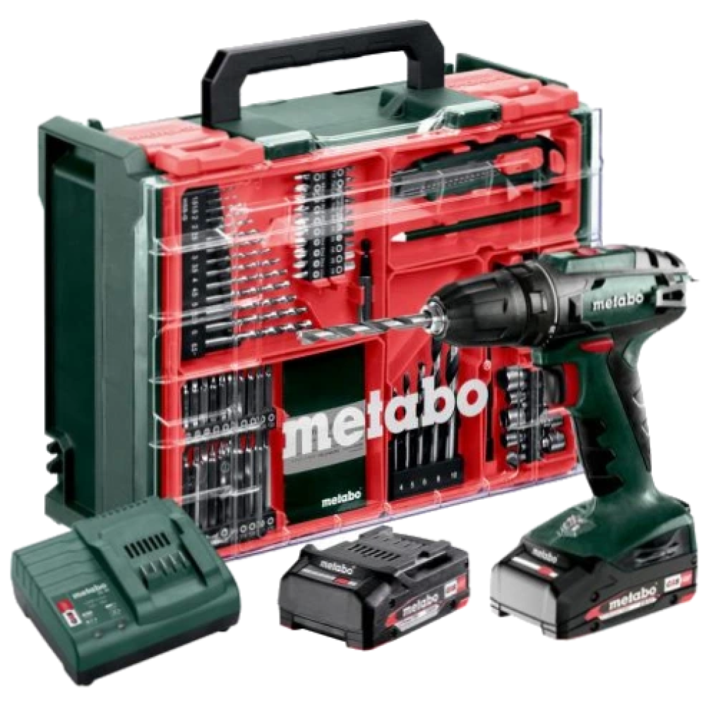 Акумуляторний шуруповерт Metabo BS 18 Mobile Workshop (602207710)