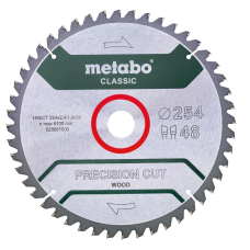 Пильний диск 254x30, Z48 WZ 5°neg. Metabo "precision cut wood - classic" (628061000)