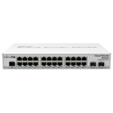 Комутатор 24 порти керований MikroTik 326-24G-2S+IN (CRS326-24G-2S+IN)