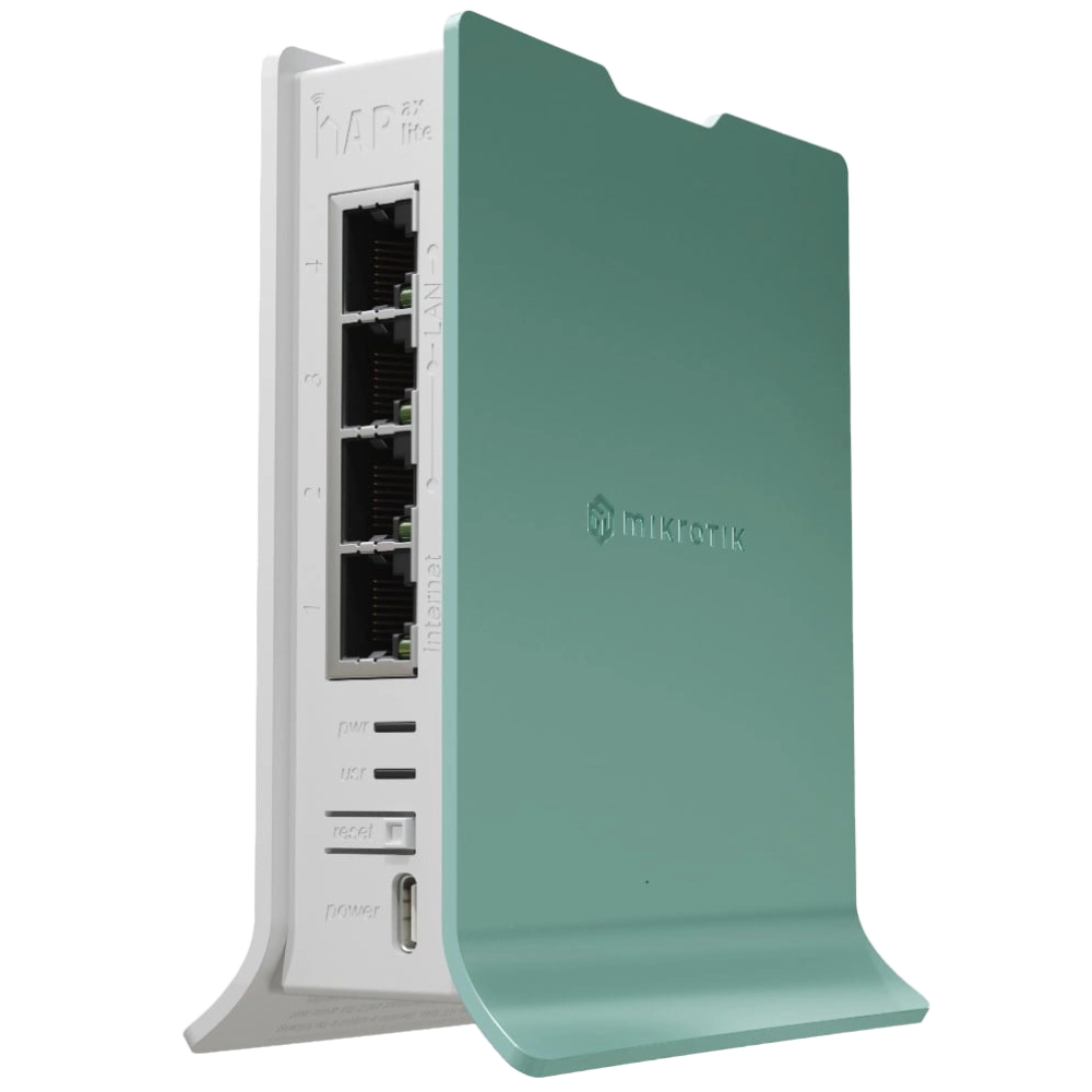 Бездротовий маршрутизатор Wi-Fi 6 MikroTik hAP ax lite (L41G-2axD)