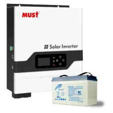 Комплект Must PV18-1012 VPM II гібридний однофазний чиста синусоїда Комплект Must PV18-1012 VPM II гібридний однофазний чиста синусоїда