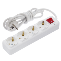 Подовжувач NA-UEA 4-гнізда 3 м з кнопкою