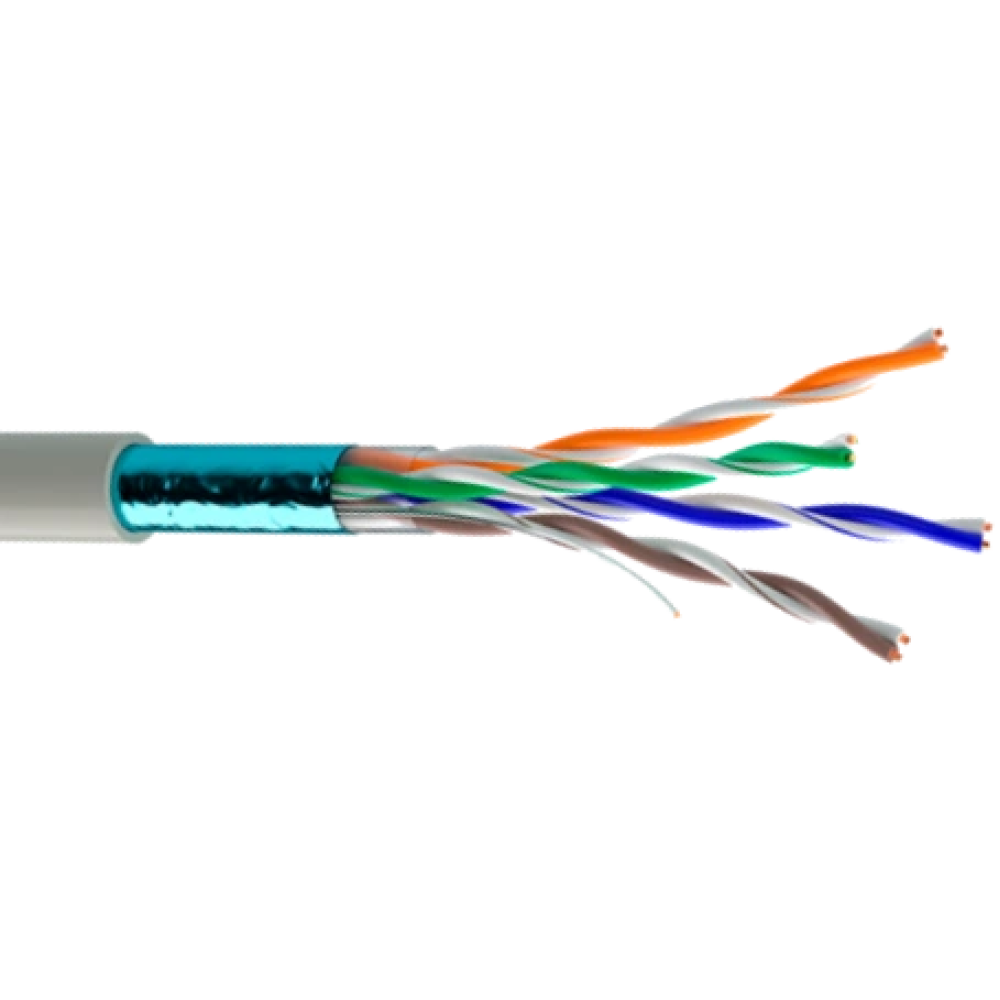 Кабель (FTP мідь внутрішній) OK-Net КПВЭ-ВП (200) 4*2*0,51 (F/UTP-cat.5E) 100 м