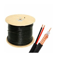 Кабель комбінований (Коаксіал + живлення) бухта 305 м RG590-CU+2*0.75 PE ATIS