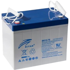 Аккумуляторная батарея RITAR DG12-75 12V 75Ah