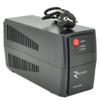 Джерела безперебійного живлення Ritar RTP500 (300W) Standby-L, LED, AVR, 1st, 2xSCHUKO, 1x12V4.5Ah