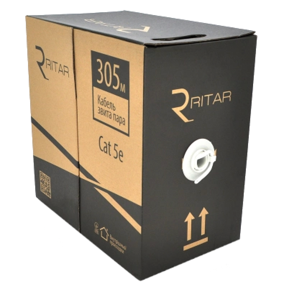 Кабель Ritar UTP (4x2x0.51) 4p 24 AWG 305м