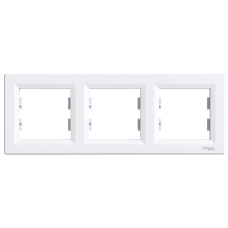 Рамка 3-місна горизонтальна біла Schneider Electric ASFORA EPH5800321 Рамка 3-місна горизонтальна біла Schneider Electric ASFORA EPH5800321