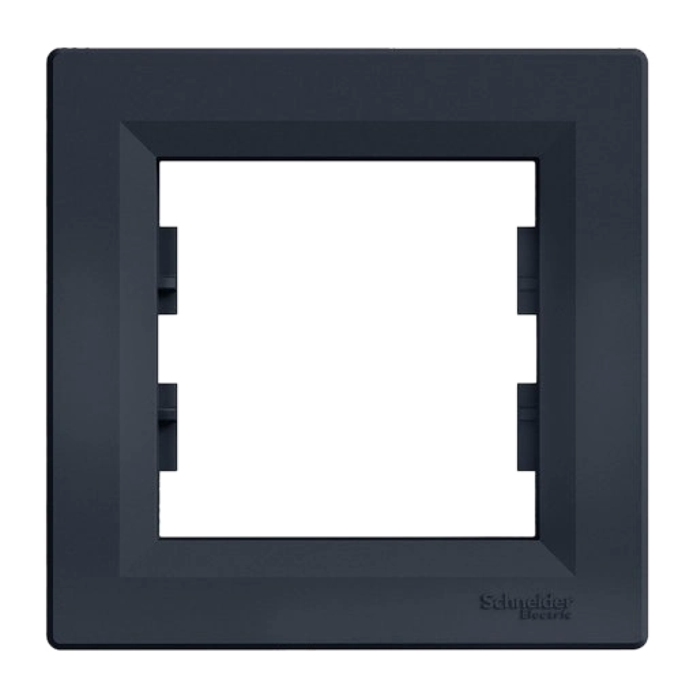 Рамка 1 пост антрацит горизонтальна Schneider Electric EPH5800171 Asfora Рамка 1 пост антрацит горизонтальна Schneider Electric EPH5800171 Asfora