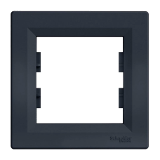 Рамка 1 пост антрацит горизонтальна Schneider Electric EPH5800171 Asfora Рамка 1 пост антрацит горизонтальна Schneider Electric EPH5800171 Asfora
