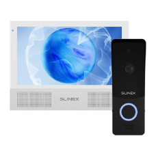 Комплект відеодомофон + панель виклику Slinex Sonik 7 AI white + ML-20HD Black Комплект відеодомофон + панель виклику Slinex Sonik 7 AI white + ML-20HD Black