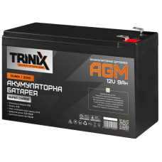 Свинцево-кислотна акумуляторна батарея TRINIX SUPER CHARGE 9А•г 12В Свинцево-кислотна акумуляторна батарея TRINIX SUPER CHARGE 9А•г 12В