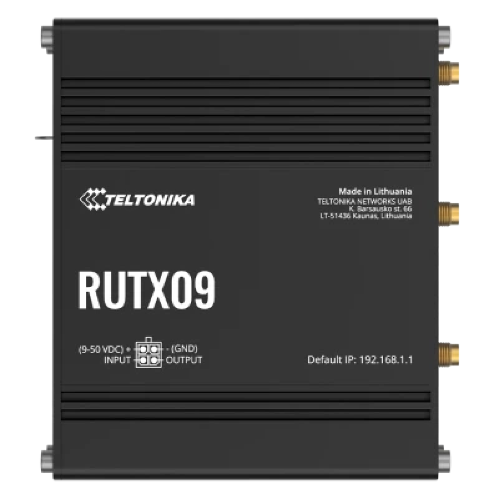 Промисловий стільниковий маршрутизатор Teltonika RUTX09 IoT з 4G LTE, Wi-Fi