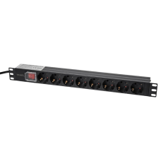 Блок розеток Trinix TRX-PDU/8M-16А Black