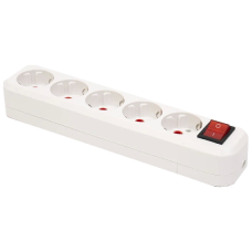 колодка 5 гнізд з заземленням UEA