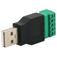 Роз'єм USB (5 контактов) с клеммами под кабель